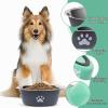 Stainless Steel Dog Bowls, 3-Piece Set with Non-Slip Rubber Base, 860 ml view 4
