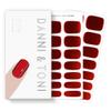 DANNI & TONI Semi-Cured Gel Nail Wraps, Ruby Chrome view 1
