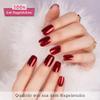 DANNI & TONI Semi-Cured Gel Nail Wraps, Ruby Chrome view 2