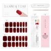 DANNI & TONI Semi-Cured Gel Nail Wraps, Ruby Chrome view 4