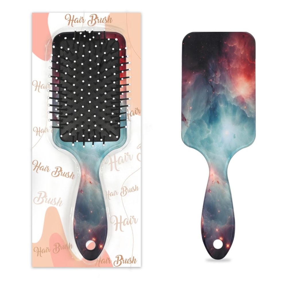 Galaxy Nebula Air-Cushioned Hair Brush, Multicolor