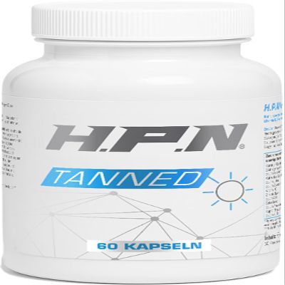 H.P.N Tanned – Tanning Complex with Beta-Carotene, Astaxanthin, Lutein & Zinc, 60 Capsules