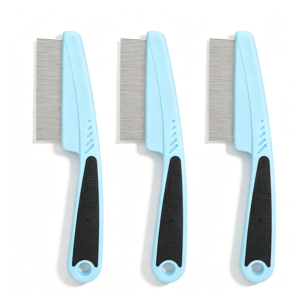 Majatou 3PCS Stainless Steel Flea Comb Set