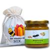 Grega's Apiary Honey Gift Set in a Pouch, “We’re Giving Each Other NOTHING” – Choice of Variety, 250 g, Pistachio in Honey view 1