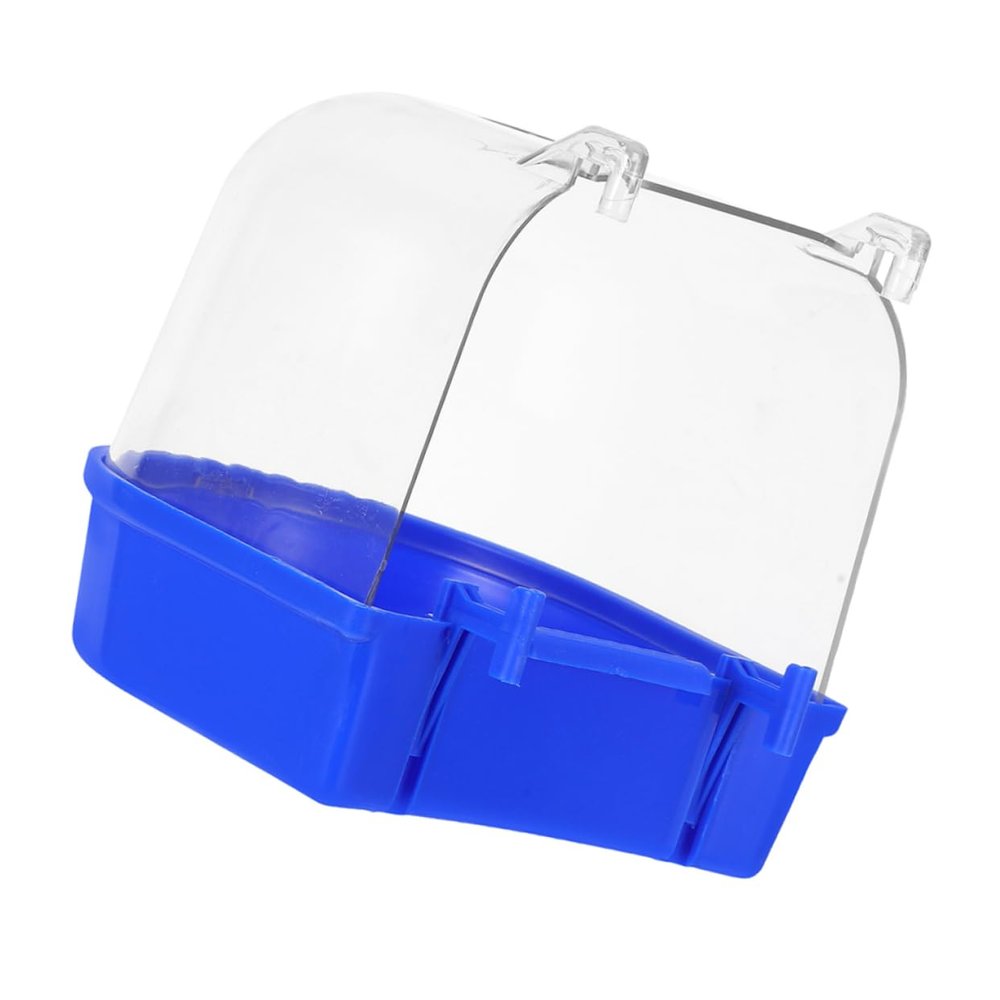 Supvox Hanging Parrot Birdcage Bath with Splash Guard