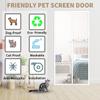 BANTASE Insect Screen Door for Cats and Dogs, Durable, Pet-Safe, with Zipper, 120 x 220 cm view 3