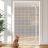 BANTASE Cat Fly Screen Door, 150 x 220 cm, Thickened Durable Pet Screen for Dogs, Cats, and Mosquitoes, Door Divider (A, 90 x 210 cm) view 1