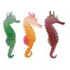 Fluorescent Silicone Seahorse Aquarium Ornament with Suction Cup view 4
