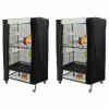 Breathable Nylon Bird Cage Sunshade, Black, Size L view 1