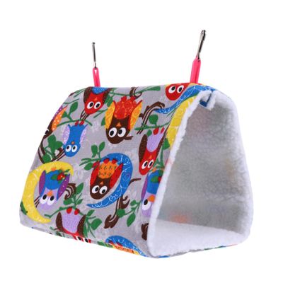 Abaodam Cotton and Berber Fleece Parrot Warm Nest, Hanging Bird House for Birds and Parrots, Comfortable Bird Sleeping Bed for Winter Holidays