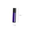 PartyKindom 5 mL Blue Glass Roll-On Bottles, Refillable view 2