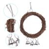 Standing Parrot Swing, 15 cm, Rattan, for Cage and Garden view 2