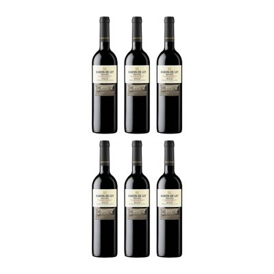 Baron de Ley Reserva 0.5 L Dry Red Wine from Spain incl. FeinWert E-Book (6 x 0.5 L)