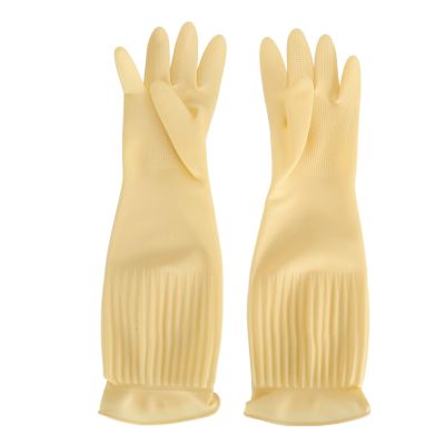 Pilipane 45 cm Reusable Waterproof Latex Cleaning Gloves