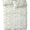 Burrito Blanco | Bedding Set for 150 cm-Wide Beds | Design 544 | Mint Green (150 x 190/200 cm) view 4