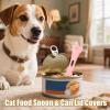 Cat Food Can Lid and Spoon Set view 3