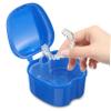 Denture Cups with Lids, 3-Piece Set, Plastic and Nylon view 3