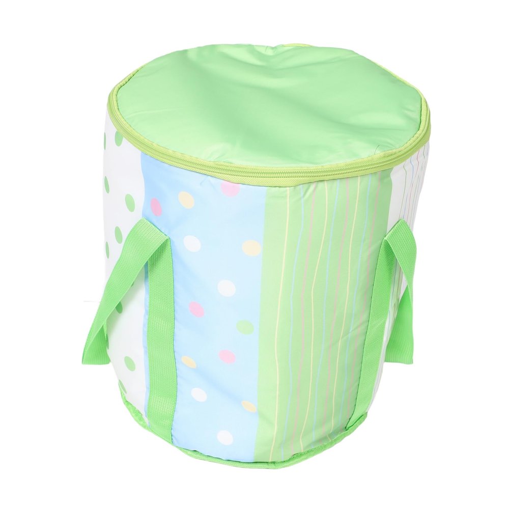 LRXIYODE Foldable Foot Bath with Lid and Handles, Insulated Collapsible Foot Bath Bucket for Travel and Camping