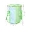 LRXIYODE Foldable Foot Bath with Lid and Handles, Insulated Collapsible Foot Bath Bucket for Travel and Camping view 2