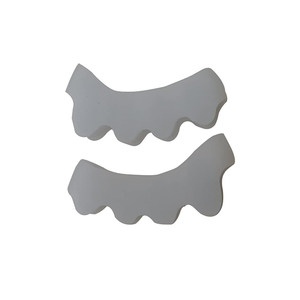 Gel Silicone Toe Straightener and Separator for Overlapping Toes, Hallux Valgus and Crooked Toes