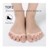 Gel Silicone Toe Straightener and Separator for Overlapping Toes, Hallux Valgus and Crooked Toes view 3