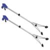 2-Pack Foldable Aluminum Alloy Grabbers, Blue view 1