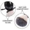 OFFIGAM Men's Shaving Brush Set, 3-Piece Kit with Nylon Bristles and Durable Holder for Efficient Lathering, Wet Shaving at Home or While Traveling view 3