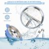 Baby Suction-Cup Plate Set with Stainless Steel Divided Plate, Bowl, Spoon and Fork view 2