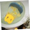 LRXIYODE Child Safety Bathtub Seat, Shower Chair for Bathtub, Non-Slip, Navy Blue, for Newborns and Toddlers view 4