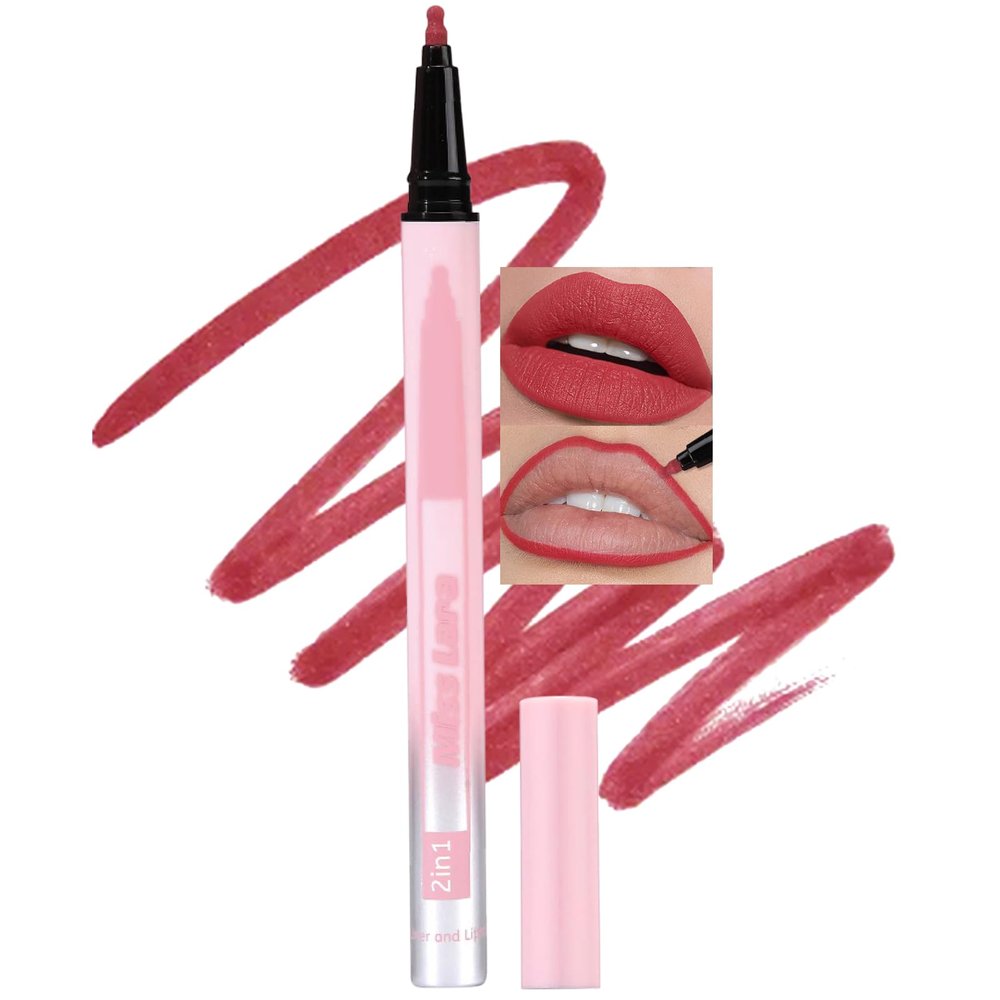 Jutqut Waterproof Liquid Lip Liner Stain, Long-Lasting, #01