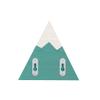 BioKinder Mountain Wall Hook, Solid Pine, Ocean Blue view 4