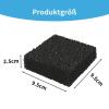 GERUI Aquarium Filter Sponge, Activated Carbon Sponge, Bioflow Super, for Bioflow 3.0 Compact and Bioflow 6.0 /Standard/Black (M-4Pcs) view 2