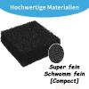 GERUI Aquarium Filter Sponge, Activated Carbon Sponge, Bioflow Super, for Bioflow 3.0 Compact and Bioflow 6.0 /Standard/Black (M-4Pcs) view 3