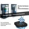 GERUI Aquarium Filter Sponge, Activated Carbon Sponge, Bioflow Super, for Bioflow 3.0 Compact and Bioflow 6.0 /Standard/Black (M-4Pcs) view 4
