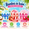 Bath Bomb 100 g Carnival, Monoi Scent FRENCH TENDANCE view 4