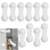 Oruiiju 10-Pack Child Safety Locks with Strong Adhesive, No Drilling, for Windows, Refrigerators, Cabinets, Drawers, Washing Machines, and More view 1