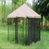 Portable Dog Run with Roof and Sun Shade, Approx. 140 x 140 x 152 cm view 2