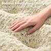 Homaxy Large Dog Bed, Plush Ergonomic Washable Mat, Beige, 89 x 59 x 8 cm view 2