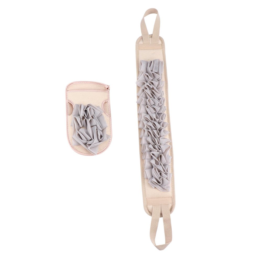Gatuida 2-Piece Body Exfoliating Glove and Bath Towel Set