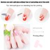 Clear Silicone Nail Stamper with Scraper view 2
