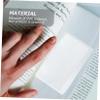 Mikinona 10-Piece Thin PVC Reading Magnifiers for Seniors, Portable Bookmark-Style Reading Aids view 4