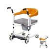 3-in-1 Commode Chair with Adjustable Height, Removable Bucket, Padded Seat and Wheels view 1