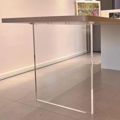AITEKODVG Transparent Acrylic Table Leg Set, 40 × 70 cm