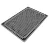 Qcwwy Litter Mat with Honeycomb Surface, Dark Gray view 3