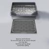 Qcwwy Litter Mat with Honeycomb Surface, Dark Gray view 4