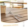 GRIRIW 4-Piece Curved Feeding Tweezers Set view 3