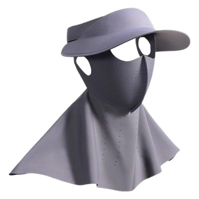 Generic UV Face Protection Sun Hat with Face Cover