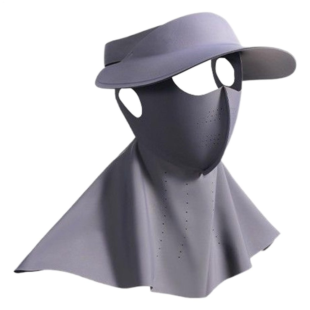 Generic UV Face Protection Sun Hat with Face Cover