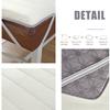 Beige 190 x 75 cm Lash Bed Mattress Topper, 4 cm Thick view 2