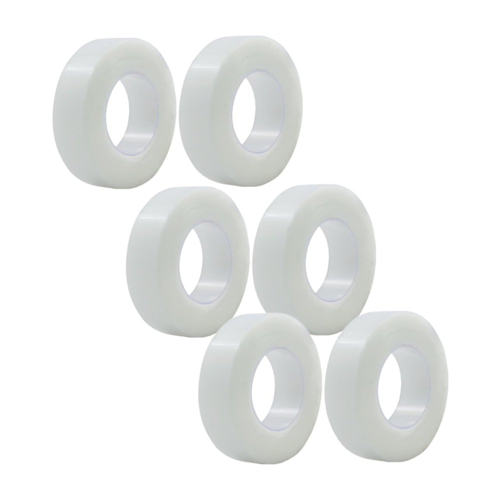 BAZEITFLOW 6 Rolls White Double-Sided Eyelid Tape